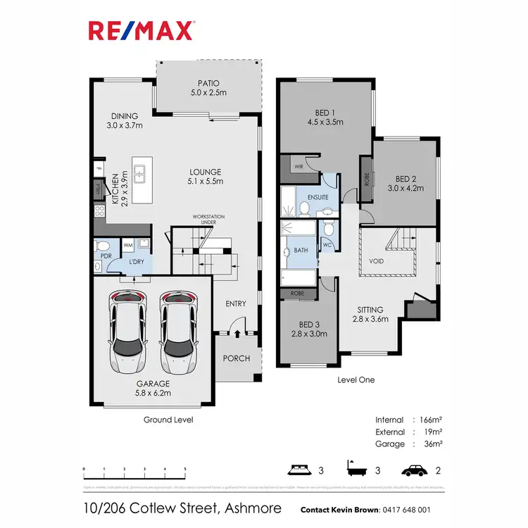 Floorplan of Homely townhouse listing, 10/206 Cotlew Street, Ashmore QLD 4214