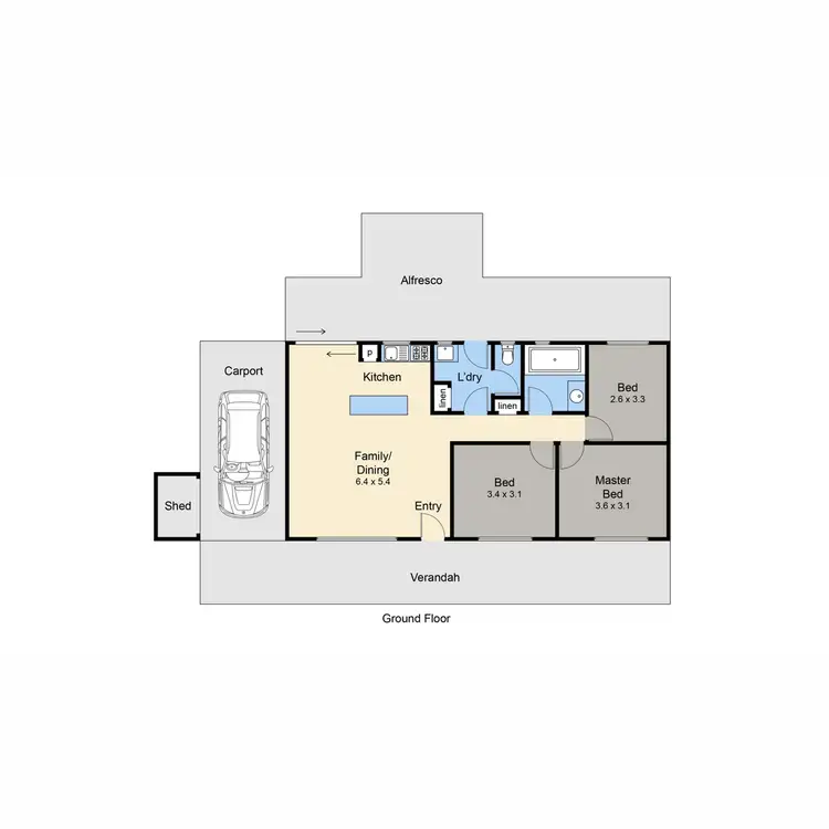 Floorplan of Homely house listing, 61 Kuringai Road, Tootgarook VIC 3941