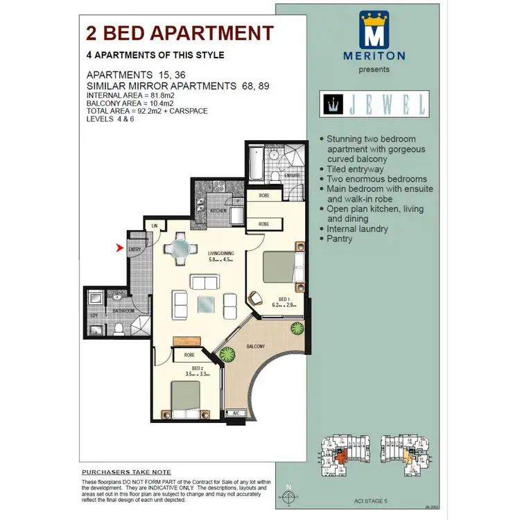 Floorplan of Homely apartment listing, 15/22 Crystal Street, Waterloo NSW 2017