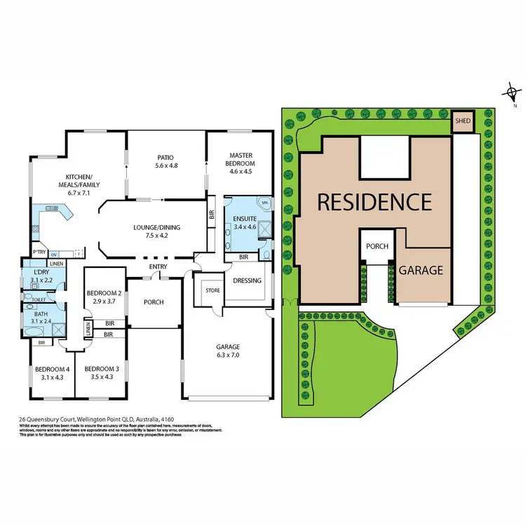 Floorplan of Homely house listing, 26 Queensbury Court, Wellington Point QLD 4160