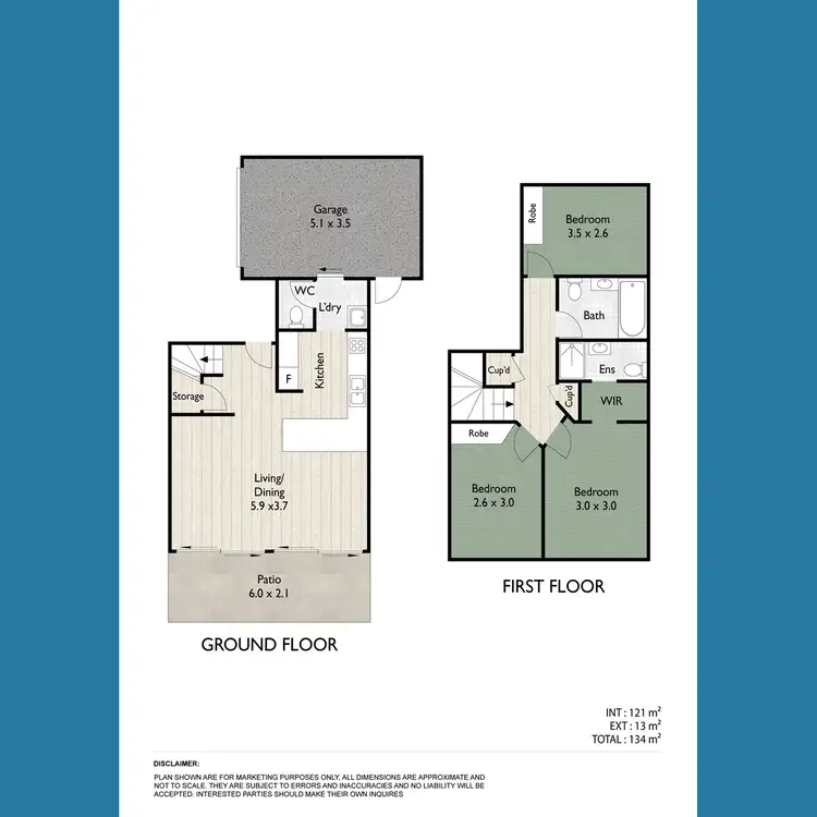 Floorplan of Homely townhouse listing, 3/17 Newby Street, Nundah QLD 4012