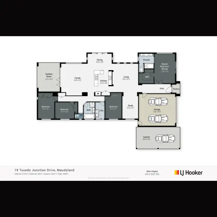 Floorplan of Homely rural property listing, 19 Tuxedo Junction Drive, Maudsland QLD 4210