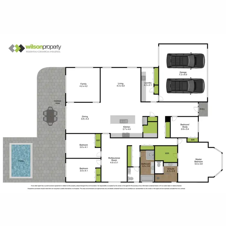 Floorplan of Homely house listing, 11 Hereford Boulevard, Traralgon VIC 3844