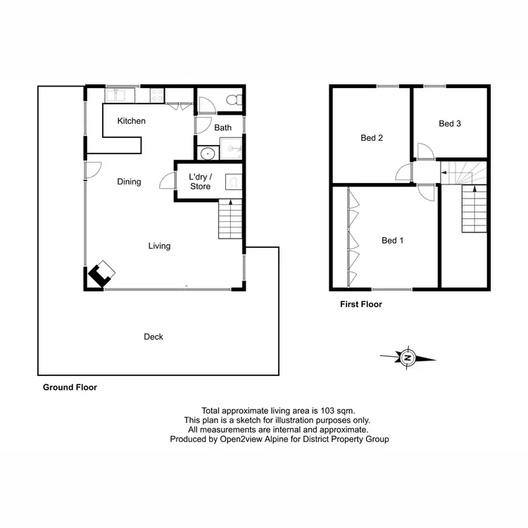 Floorplan of Homely rural property listing, 9 Cliff Road, Bonnie Doon VIC 3720