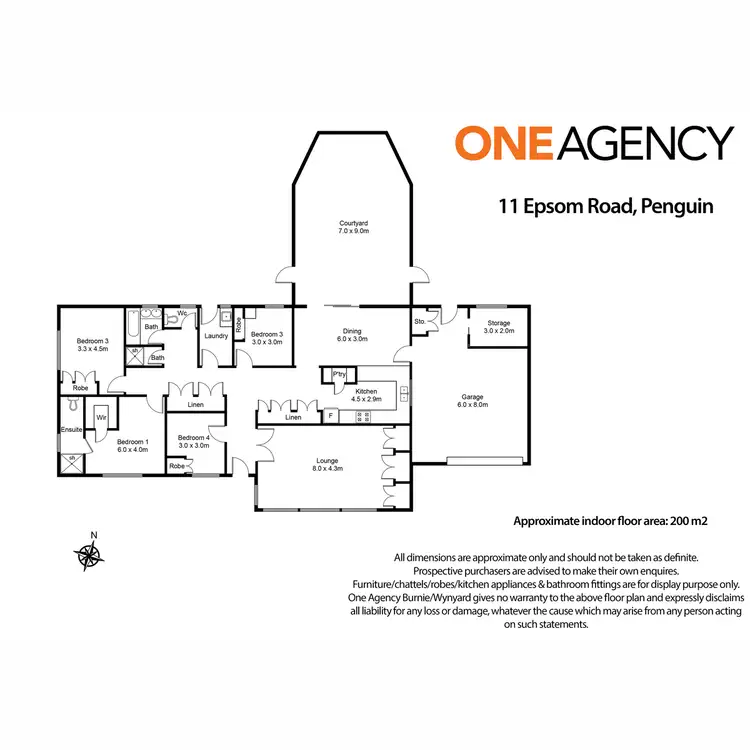 Floorplan of Homely house listing, 11 Epsom Road, Penguin TAS 7316