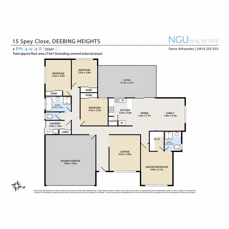 Floorplan of Homely house listing, 15 Spey Close, Deebing Heights QLD 4306