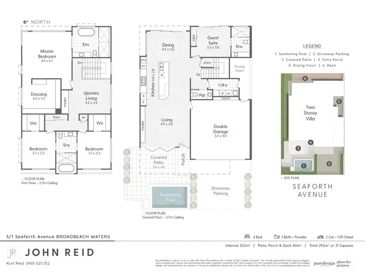 Floorplan of Homely house listing, 3/1 Seaforth Avenue, Broadbeach Waters QLD 4218