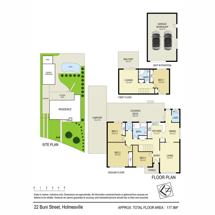 Floorplan of Homely house listing, 22 Buni Street, Holmesville NSW 2286