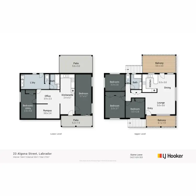 Floorplan of Homely house listing, 23 Algona Street, Labrador QLD 4215
