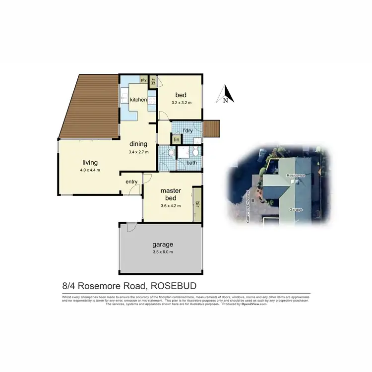 Floorplan of Homely unit listing, 8/4 Rosemore Road, Rosebud VIC 3939
