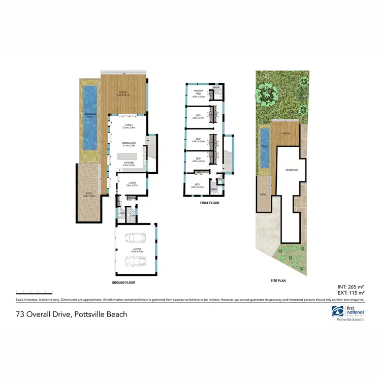 Floorplan of Homely house listing, 73 Overall Drive, Pottsville NSW 2489