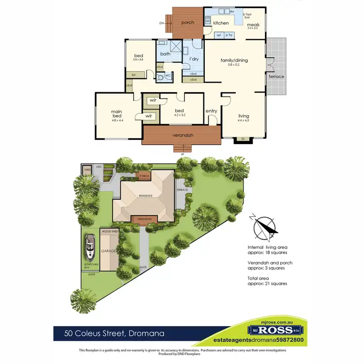 Floorplan of Homely house listing, 50 Coleus Street, Dromana VIC 3936
