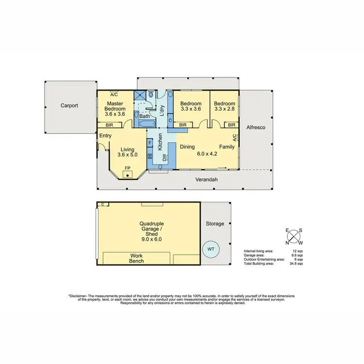 Floorplan of Homely house listing, 16 Catalina Avenue, Dromana VIC 3936