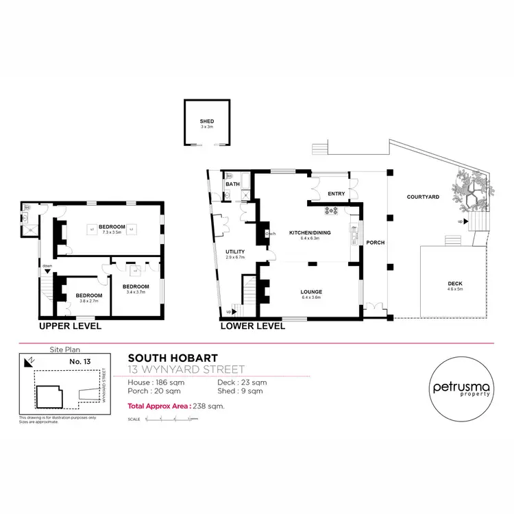 Floorplan of Homely house listing, 13 Wynyard Street, South Hobart TAS 7004
