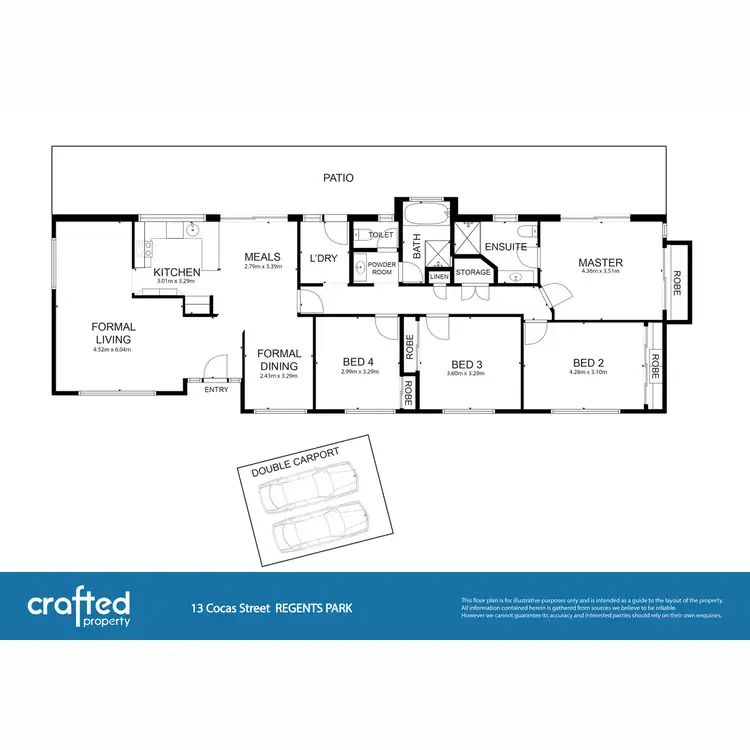 Floorplan of Homely house listing, 13 Cocas Street, Regents Park QLD 4118