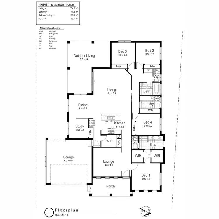 Floorplan of Homely house listing, 30 Samson Avenue, Estella NSW 2650