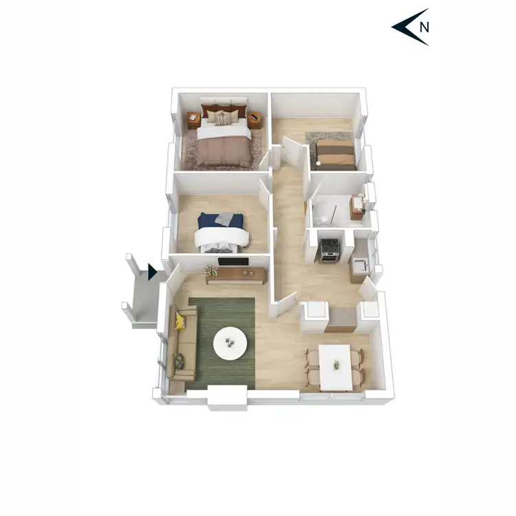 Floorplan of Homely house listing, 21 Second Avenue, Rosebud VIC 3939