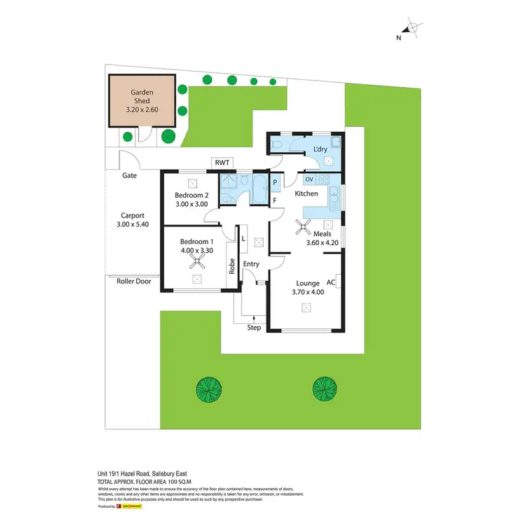 Floorplan of Homely house listing, 19/1 Hazel Road, Salisbury East SA 5109