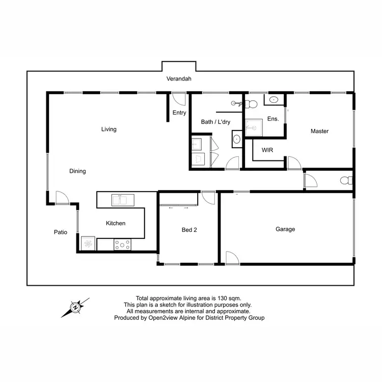 Floorplan of Homely unit listing, 1/27-29 Green Street, Wangaratta VIC 3677
