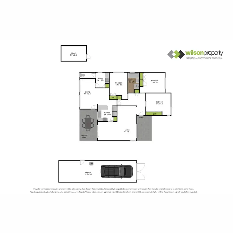 Floorplan of Homely house listing, 3 Sara Court, Traralgon VIC 3844
