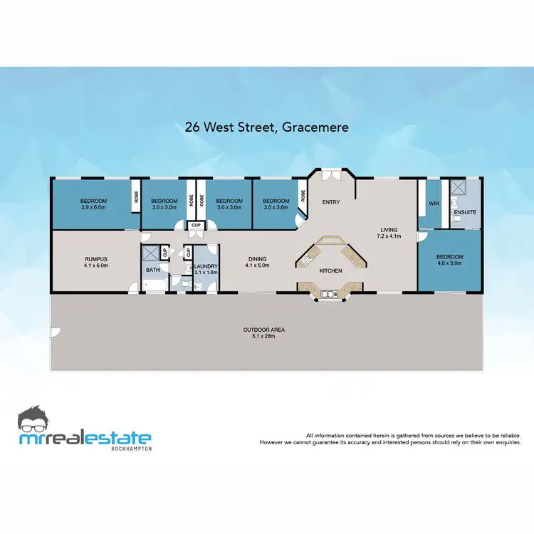 Floorplan of Homely house listing, 26 West Street, Gracemere QLD 4702