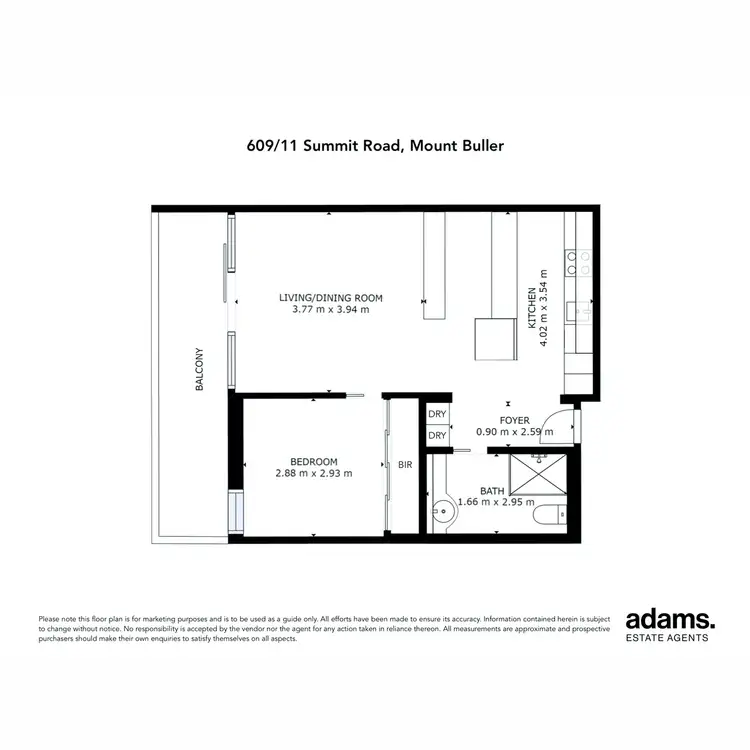 Floorplan of Homely apartment listing, 609/11 Summit Road, Mount Buller VIC 3723