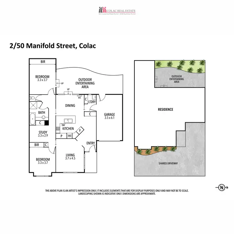 Floorplan of Homely unit listing, 2/50 Manifold Street, Colac VIC 3250