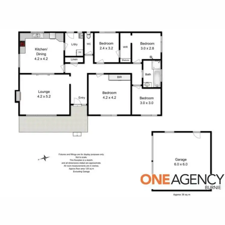 Floorplan of Homely house listing, 17 Futuna Avenue, Park Grove TAS 7320