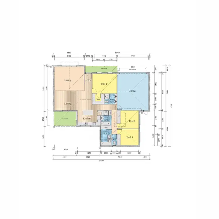 Floorplan of Homely house listing, 126 Stawell Street, Sale VIC 3850
