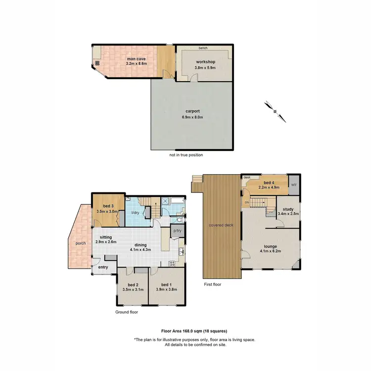 Floorplan of Homely house listing, 28 Jellicoe Avenue, Monbulk VIC 3793