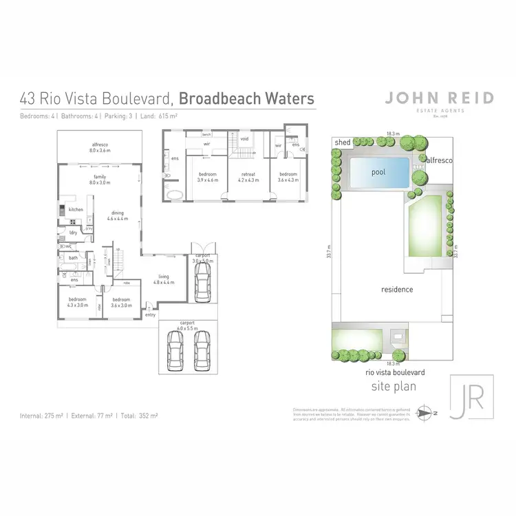 Floorplan of Homely house listing, 43 Rio Vista Boulevard, Broadbeach Waters QLD 4218