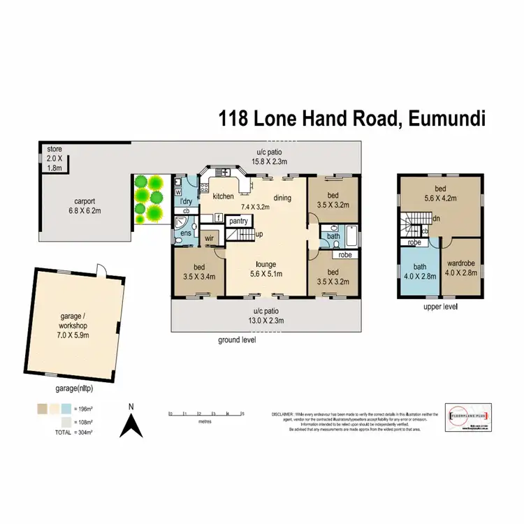 Floorplan of Homely house listing, 118 Lone Hand Road, Eumundi QLD 4562
