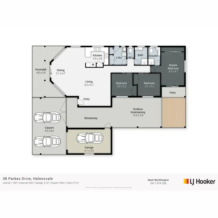 Floorplan of Homely house listing, 38 Parkes Drive, Helensvale QLD 4212