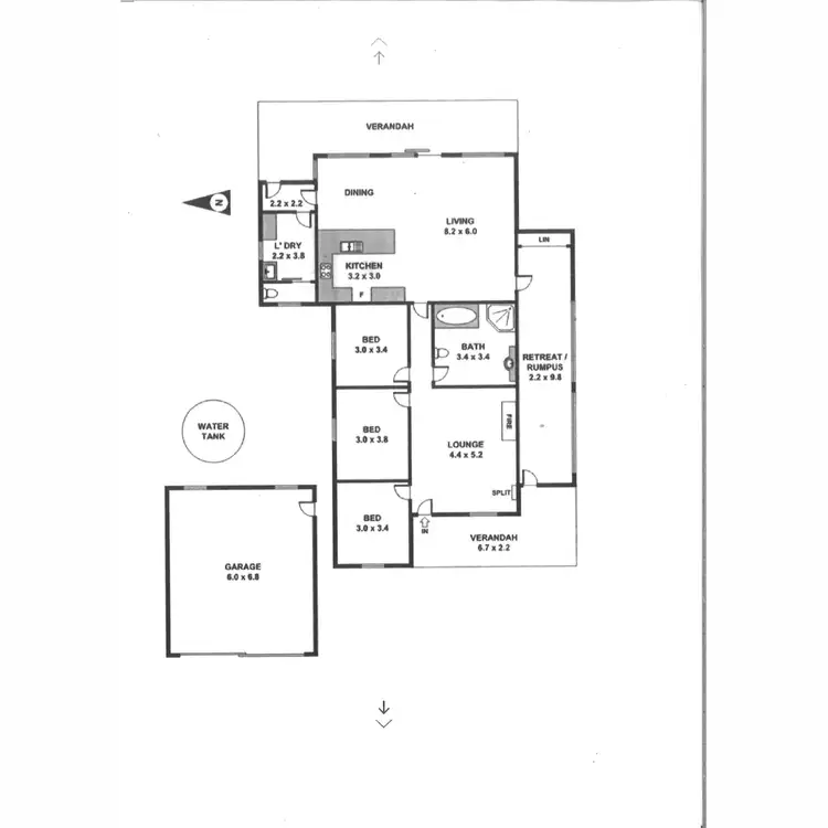 Floorplan of Homely villa listing, 24 Kingston Street, Burra SA 5417