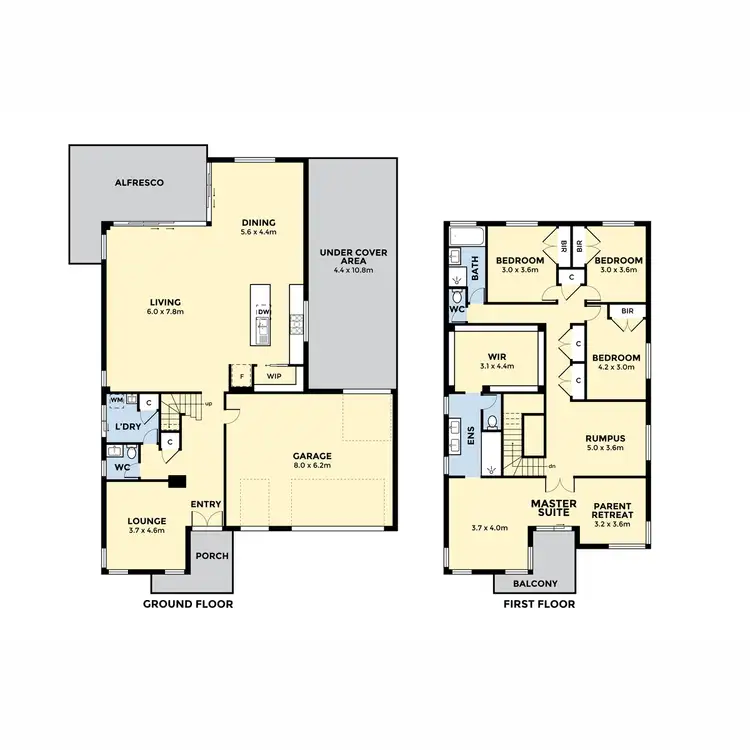 Floorplan of Homely house listing, 10 Montvale Road, Truganina VIC 3029