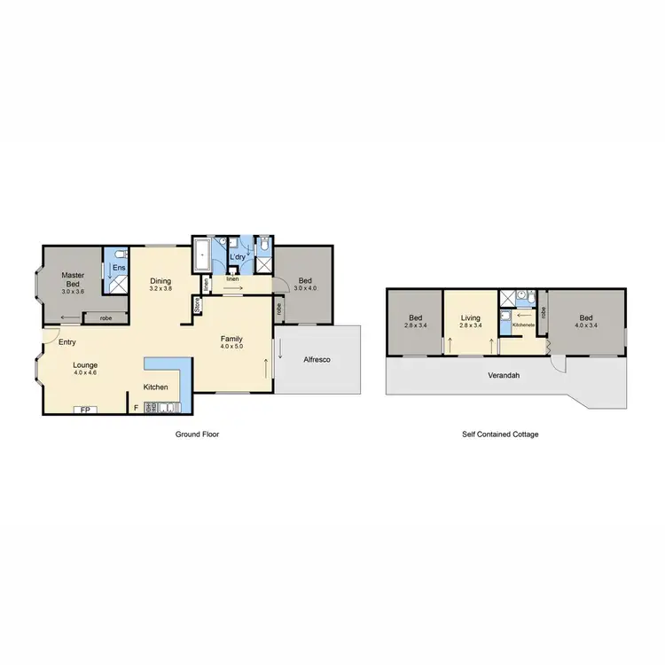 Floorplan of Homely house listing, 2 Gellibrand Street, Mccrae VIC 3938