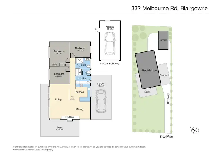 Floorplan of Homely house listing, 332 Melbourne Road, Blairgowrie VIC 3942