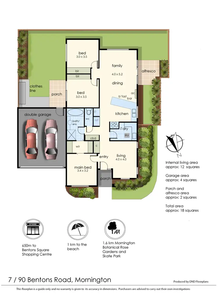 Floorplan of Homely unit listing, 7/90 Bentons Road, Mount Martha VIC 3934