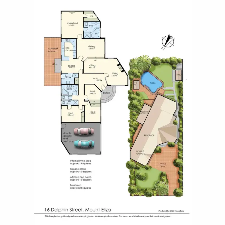 Floorplan of Homely house listing, 16 Dolphin Street, Mount Eliza VIC 3930