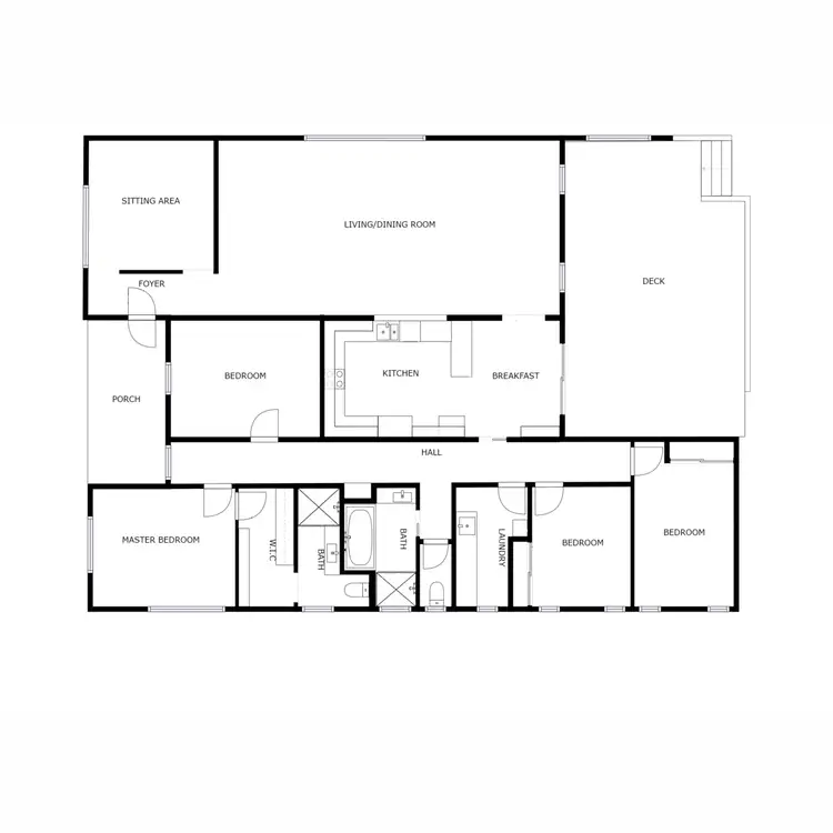 Floorplan of Homely house listing, 6 Hammond Street, Yackandandah VIC 3749