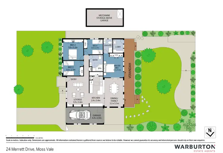 Floorplan of Homely house listing, 24 Merrett Drive, Moss Vale NSW 2577