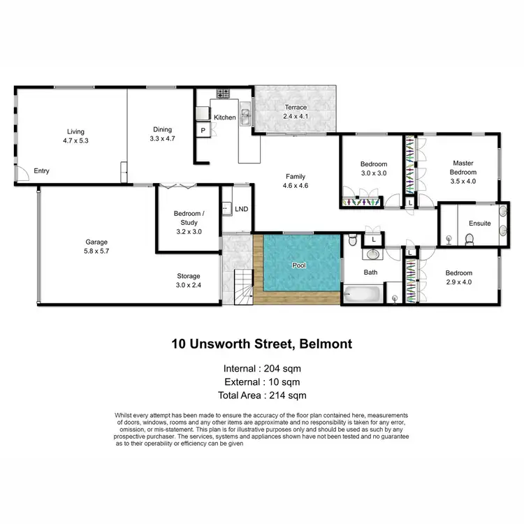 Floorplan of Homely house listing, 10 Unsworth Street, Belmont QLD 4153