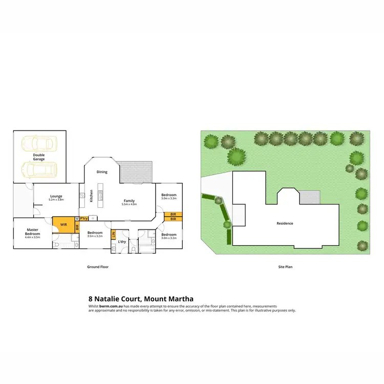 Floorplan of Homely house listing, 8 Natalie Court, Mount Martha VIC 3934