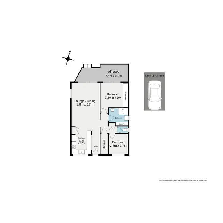 Floorplan of Homely apartment listing, 5/119 Moray Street, New Farm QLD 4005