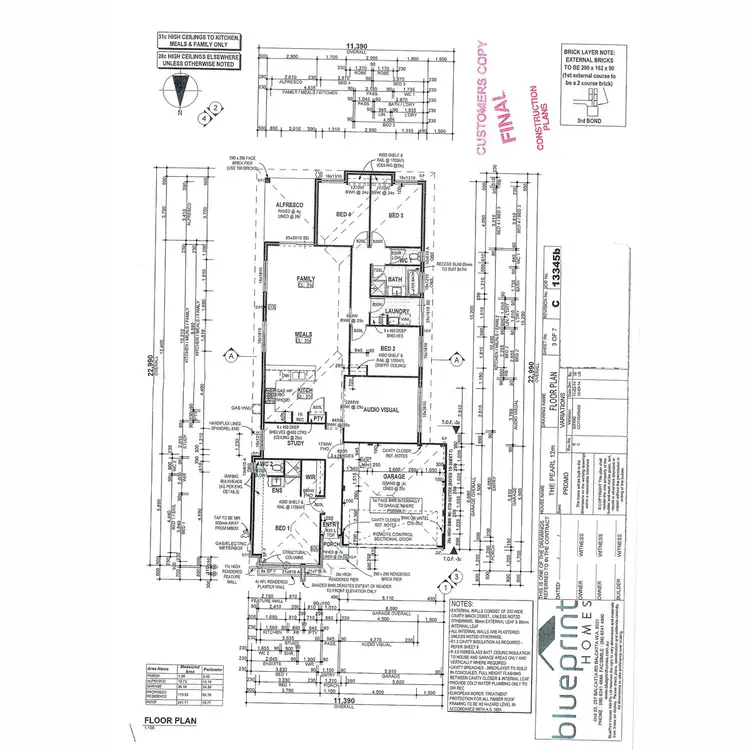 Floorplan of Homely house listing, 16 Syon Way, Brabham WA 6055