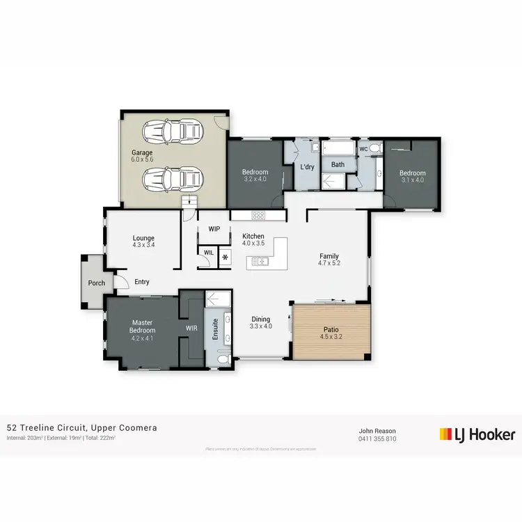 Floorplan of Homely house listing, 52 Treeline Circuit, Upper Coomera QLD 4209