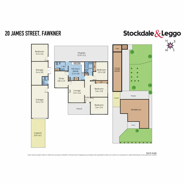 Floorplan of Homely house listing, 20 James Street, Fawkner VIC 3060