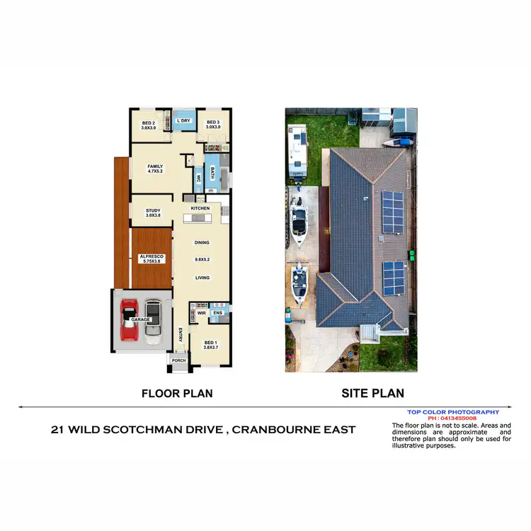 Floorplan of Homely house listing, 21 Wild Scotchman Way, Cranbourne East VIC 3977