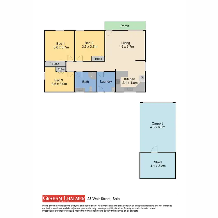 Floorplan of Homely house listing, 28 Weir Street, Sale VIC 3850