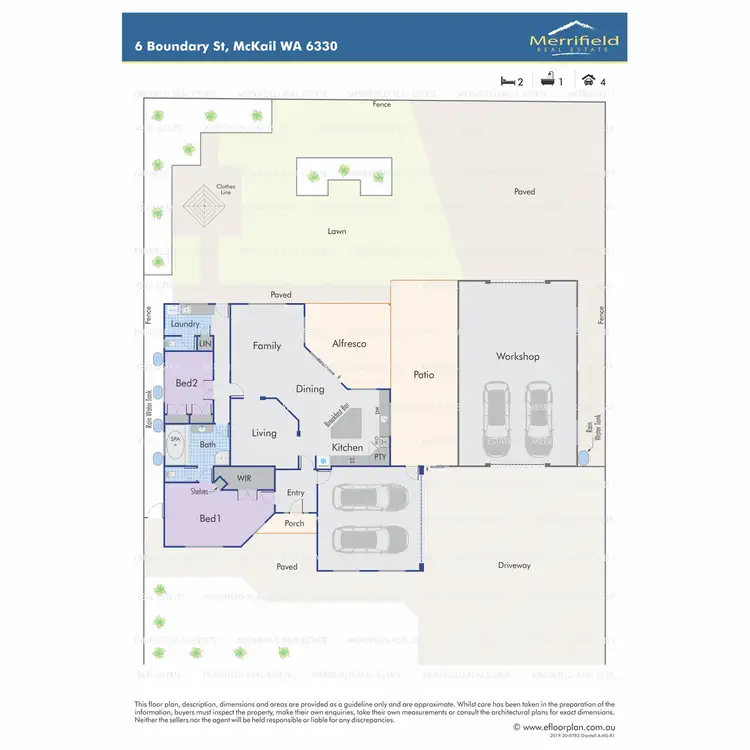 Floorplan of Homely house listing, 6 Boundary Street, Mckail WA 6330